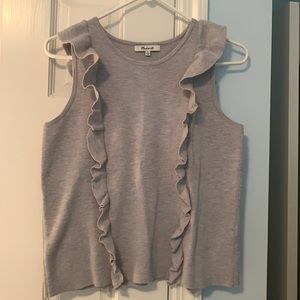 Madewell Gray blouse